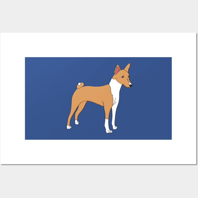 Basenji Wall Art by Adastumae